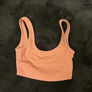 Coral Crop Top